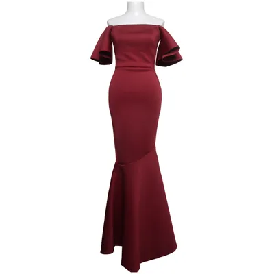 Evening gown (Red) from True Violet Elastane, Polyester