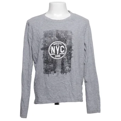 Long sleeve T-shirt (Gray) from Pepperts Cotton, Viscose