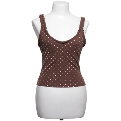 Tanktop (Bruin, Wit) van Edikted