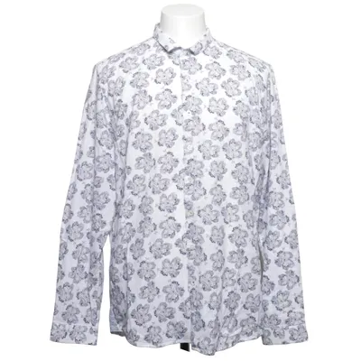 Shirt (Wit, Blauw) van Sseinse Katoen, Linnen