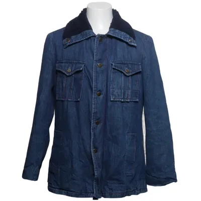 Gevoerde spijkerjas (Blauw) van Camel Katoen, Polyamide, Polyester