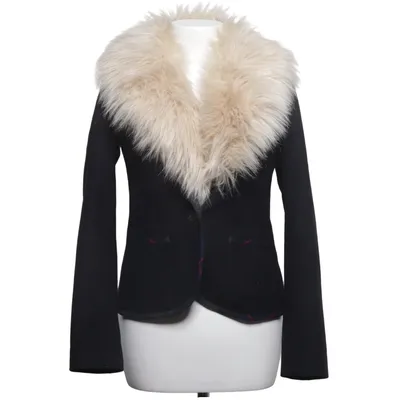 Blazer (Hochwertiger Blazer mit abnehmbaren Fake Fur Pelzkragen) van Juicy Couture Acetaat, Viscose, Wol