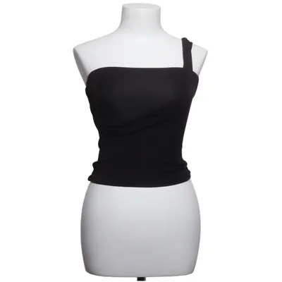 Haltertop (Zwart) van Hanna MW x Gina Tricot Elastaan, Viscose