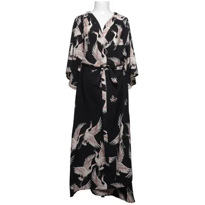 Omlottklänning (Svart, Flerfärgad) från Izabel London Polyester