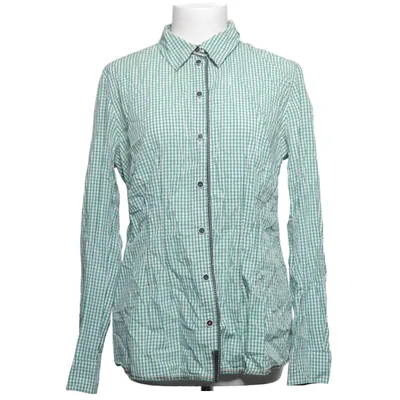 Shirt (Groen, Wit) van Alba Moda Katoen