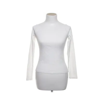 Långärmad t-shirt (Vit) från Zara Bomull, Elastan