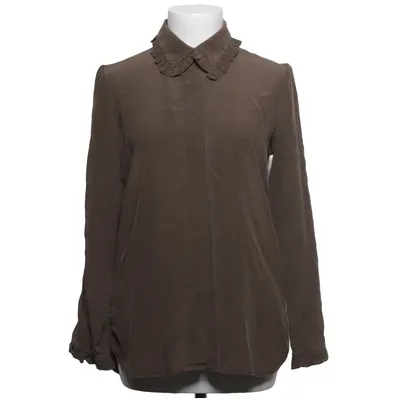 Blouse (Bruin) van Britt Sisseck Zijde