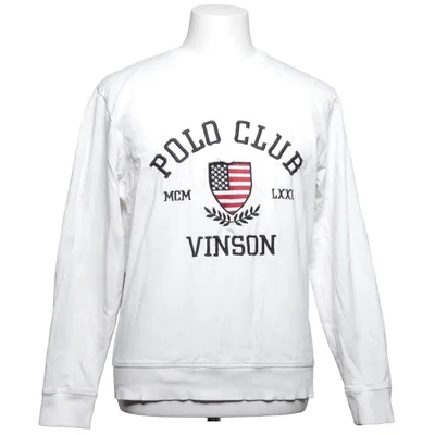 Collegetröja (Vit) från Vinson Polo Club Bomull, Polyester