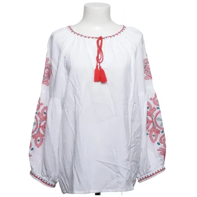 Blus (Vit, Röd, Blå) från Lascana Viskos