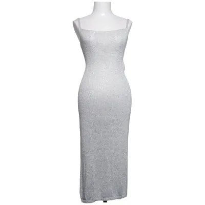 Långklänning (Silverfärgad) från Pronto Moda Metallfiber, Viskos