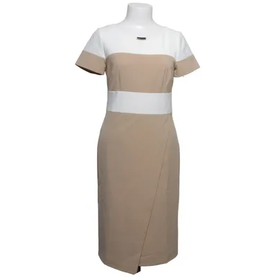Robe (Beige, Blanc) de Bonprix Collection Polyester, Viscose