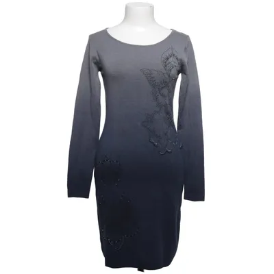 Jurk (Grijs) van Desigual Acryl, Elastaan, Polyamide, Polyester, Wol