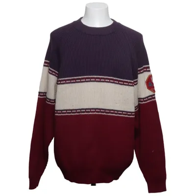 Pull-over (Rouge, Violet, Blanc) de Pocoloco Acrylique, Laine
