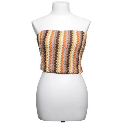 Tube top (Bruin, Oranje, Geel) van Vera & Lucy Elastaan, Polyester