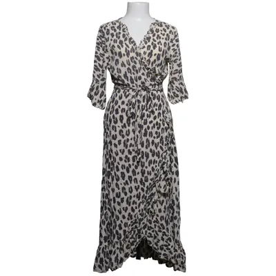 Robe portefeuille (Beige, Gris) de Bindi Viscose