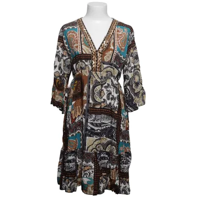 Jurk (Bruin, Meerkleurig) van New Collection Viscose