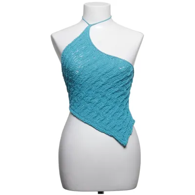 Halterneck top (Blå)
