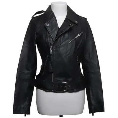 Biker jacket (Black) from Barneys Originals Leather, Polyester