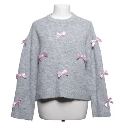 Sweater (Grå, Pink) fra FB Sister Knitwear Elastan, Polyamid, Polyester, Uld