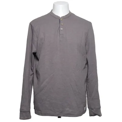 T-shirt manches longues (Gris) de Denim Factory Coton, Polyester
