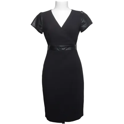 Robe (Noir) de Reken Maar Coton, Élasthane, Polyester, Polyuréthane, Viscose