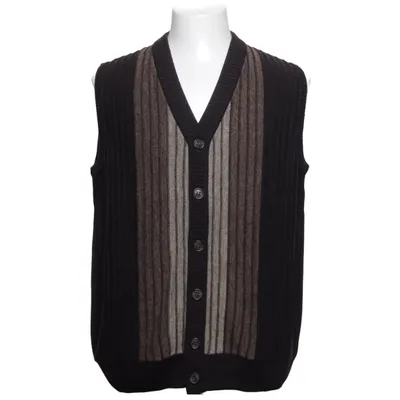 Vest (Brun, Beige) fra Breidhof Akryl, Bomuld, Merinould