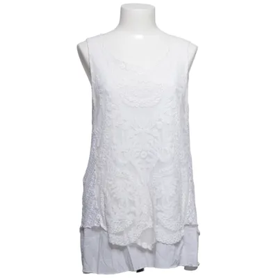 Tanktop (Wit) van Jennifer Taylor Katoen, Elastaan, Polyester, Viscose