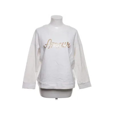 Sweatshirt (White, Gold) from I Say Cotton, Elastane