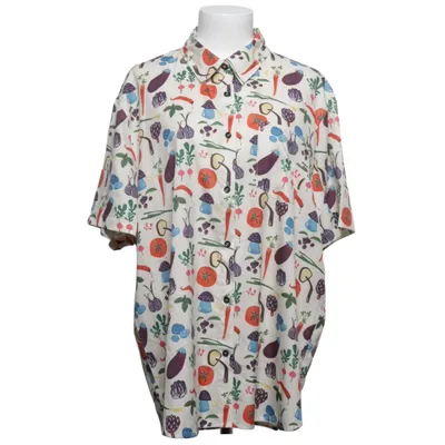 Short sleeve shirt (White, Multicolored) from ChArmkpR Polyester