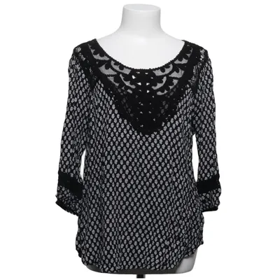 Blouse (Zwart, Wit) van Bobeau Katoen, Nylon, Polyester, Viscose