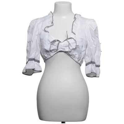 Dirndl blouse (White) from Hess Frackmann Cotton