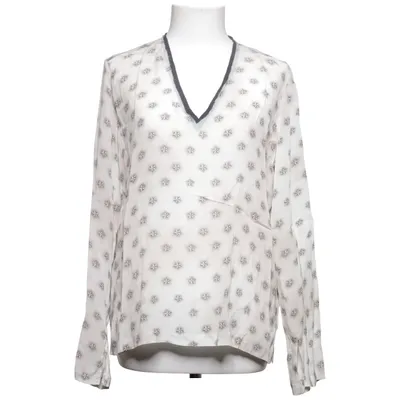 Blus (Vit, Svart) från Non Sense Viskos