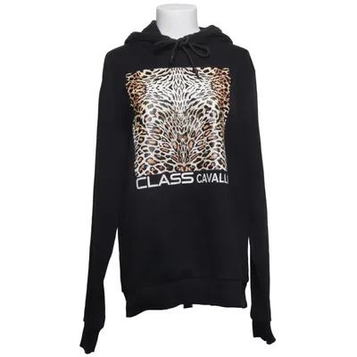 Capuchon sweater (Zwart, Meerkleurig) van Cavalli Class Katoen, Polyester