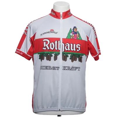 Wielershirt (Rood, Grijs, Meerkleurig) van Santini Polyester