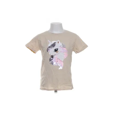 T-shirt (Beige, Flerfärgad) från H&M Bomull