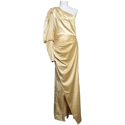 Maxikjole (Gul) fra Boohoo Elastan, Polyester