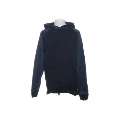 Huvtröja (Blå, Grå) från WE Bomull, Återvunnen polyester