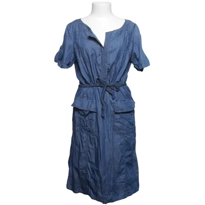 Denim jurk (Blauw) van Alba Moda Katoen, Lyocell