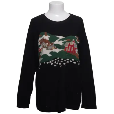 Pull de Noël (Noir, Multicolore) de Malina Wong Acrylique, Angora, Polyamide, Laine