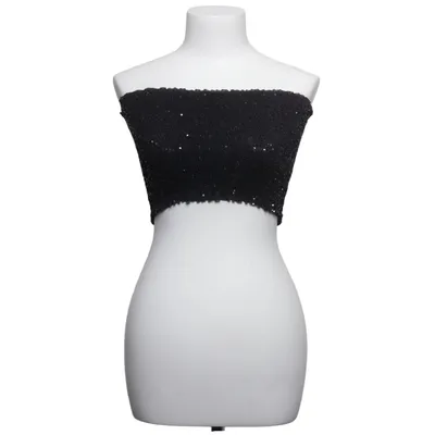 Tube top (Zwart) van Pimkie Elastaan, Metallvezel, Polyamide