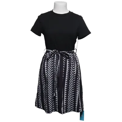 Jurk (Zwart, Wit) van Cupshe Elastaan, Polyester