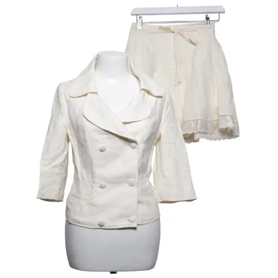 Set (Beige) van Mango Suit Acetaat, Katoen, Linnen