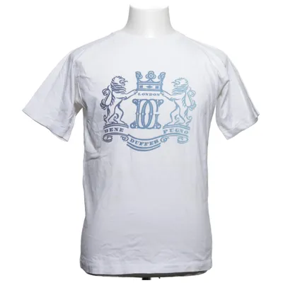 T-shirt (White, Blue) from Duffer Cotton