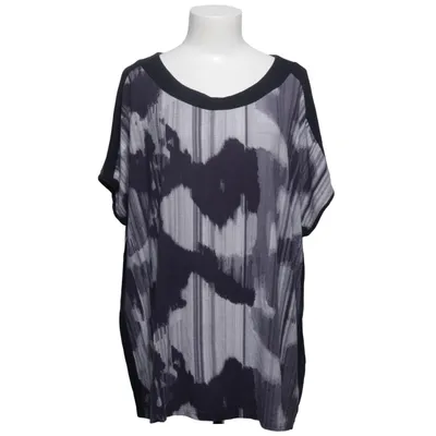 Top (Gray, Black) from Doris Streich Elastane, Viscose
