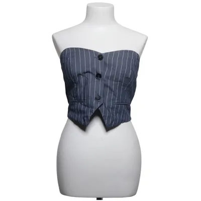 Tube top (Blue) from Bershka Elastane, Polyester