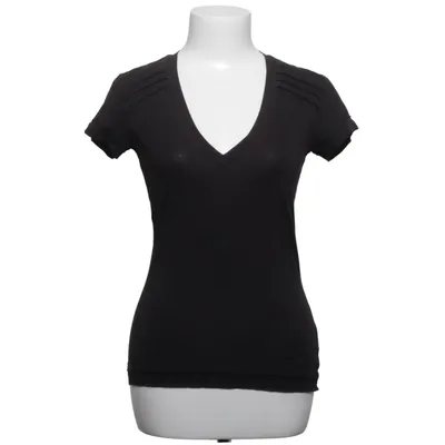 T-shirt (Zwart) van Gas Katoen, Elastaan