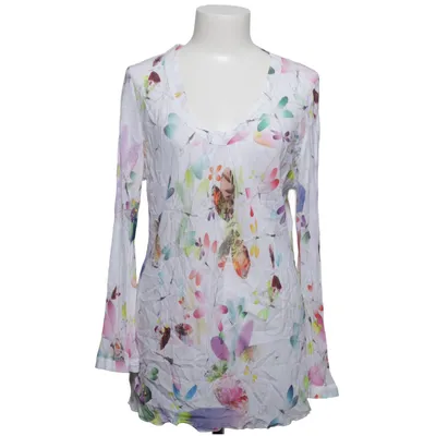 Blouse (White, Multicolored) from Open End Viscose