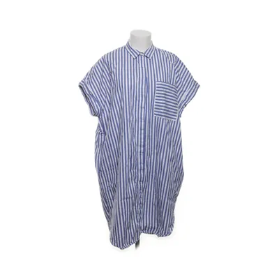 Skjortklänning (Blå, Vit) från Monki Bomull