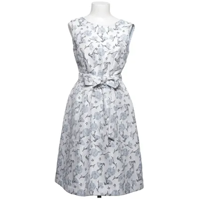 Jurk (Wit, Blauw) van Apart Elastaan, Polyester