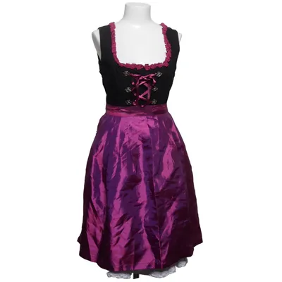 Dirndl (Zwart, Lila, Meerkleurig) van Waldschütz Katoen